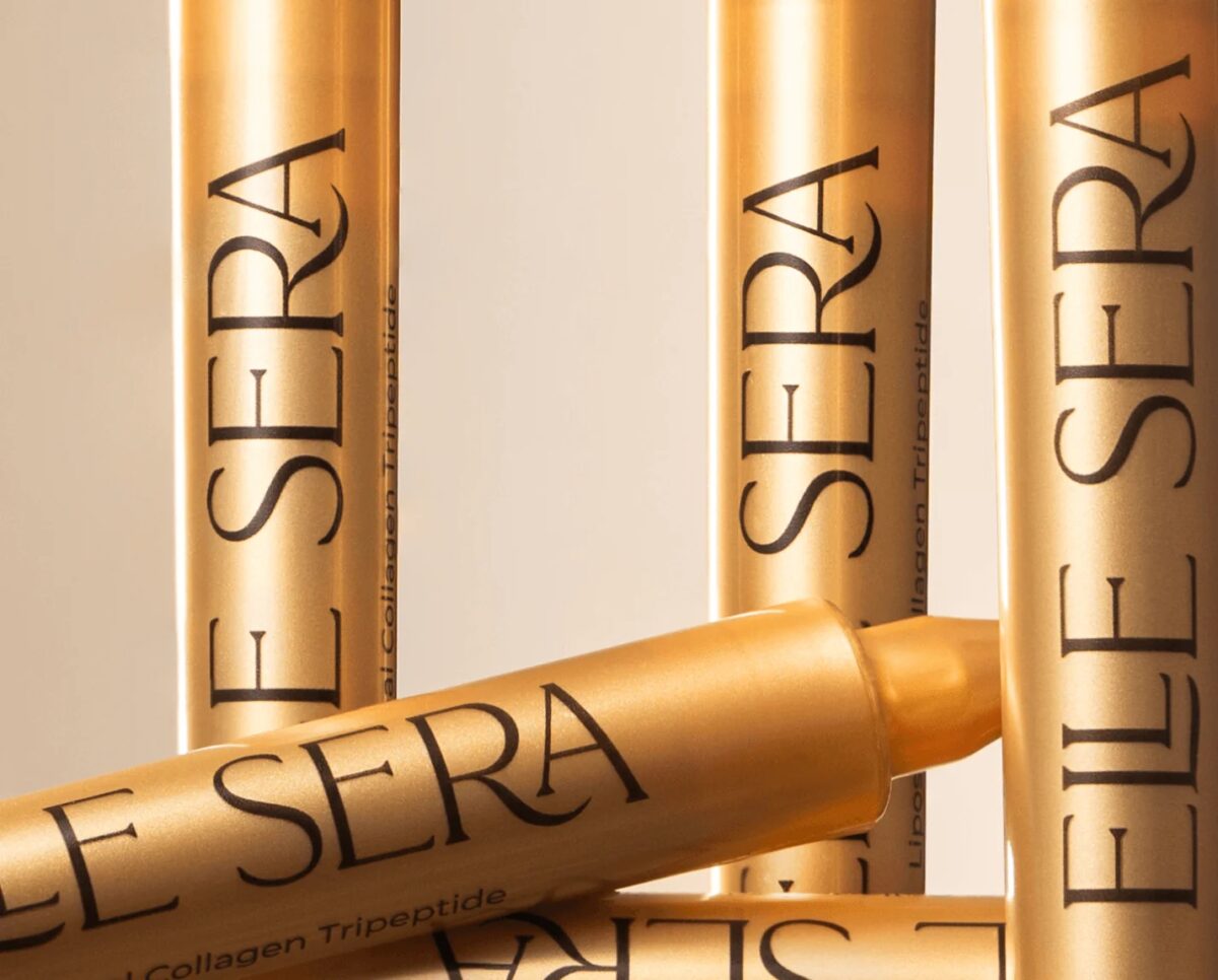 Product packaging for Elle Sera Collagen supplement.