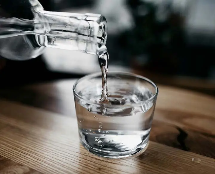 A clean, refreshing visual representing healthy fluid intake and wellness.