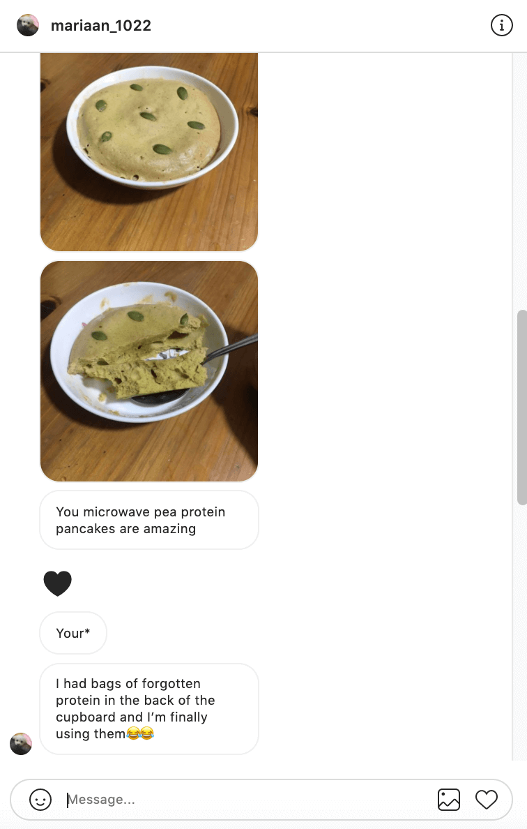 A rustic plate of homemade pea pancakes as reviewed by a home cook.