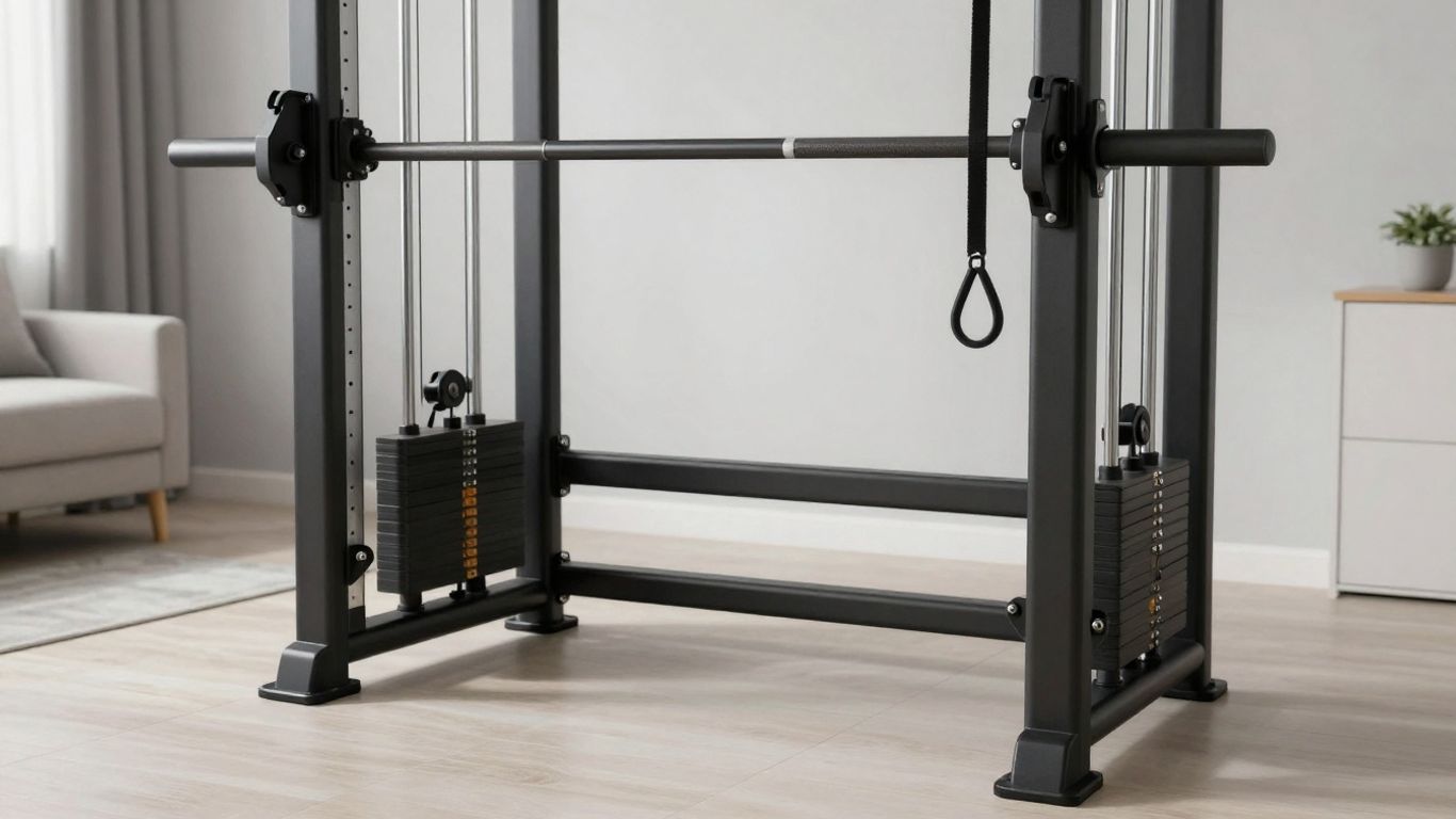 The X3 Bar resistance band system laid out on a floor.